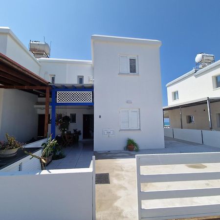 Ammos Beachfront Villa Paradise 拉纳卡 外观 照片